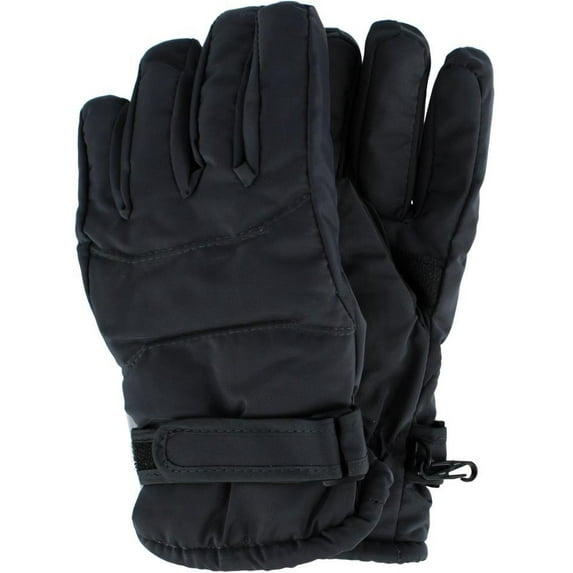 CTM Kids' 3-6 Thinsulate Lined Waterproof Winter Gloves