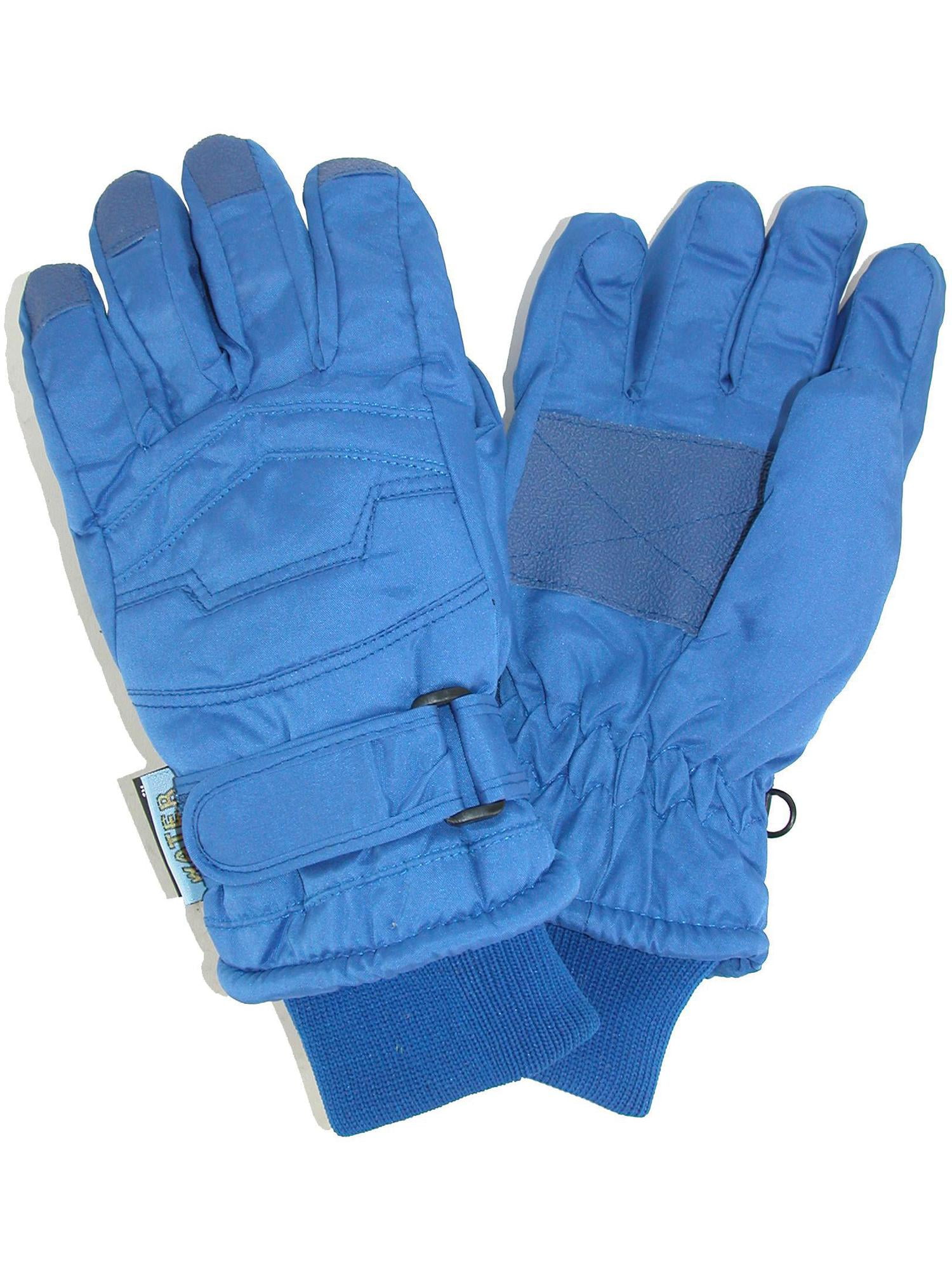 CTM Kids' 47 Thinsulate Lined Waterproof Winter Gloves