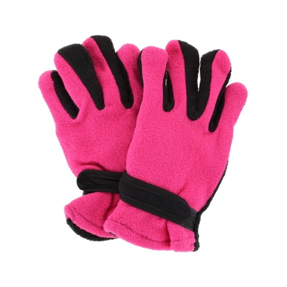 CTM Kids' 5-13 Insulated Fleece Winter Glove