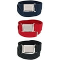 thumbnail image 1 of CTM Kids' Adjustable Elastic Belt with Magnetic Buckle (Pack of 3 Colors), 1 of 3