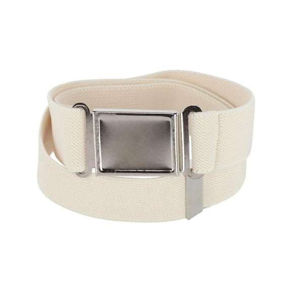 CTM Kids' Adjustable Elastic Belt with Magnetic Buckle