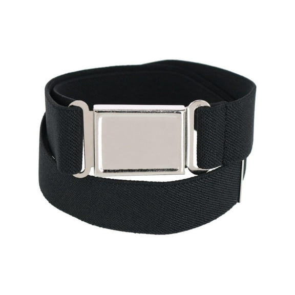 CTM Kids' Adjustable Elastic Belt with Magnetic Buckle