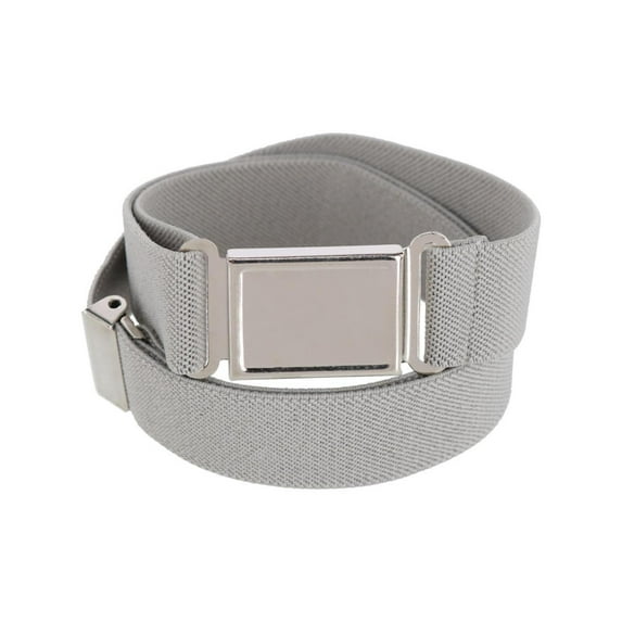 CTM Kids' Adjustable Elastic Belt with Magnetic Buckle
