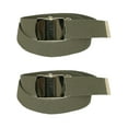 thumbnail image 1 of CTM Kids' Cotton Adjustable Belt with Brass Clamp Slide Buckle (Pack of 2), 1 of 4