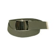 thumbnail image 1 of CTM Kids' Cotton Adjustable Belt with Brass Clamp Slide Buckle, 1 of 2