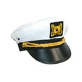 thumbnail image 1 of CTM Kids' Cotton White Nautical Boating Captains Cap, 1 of 3