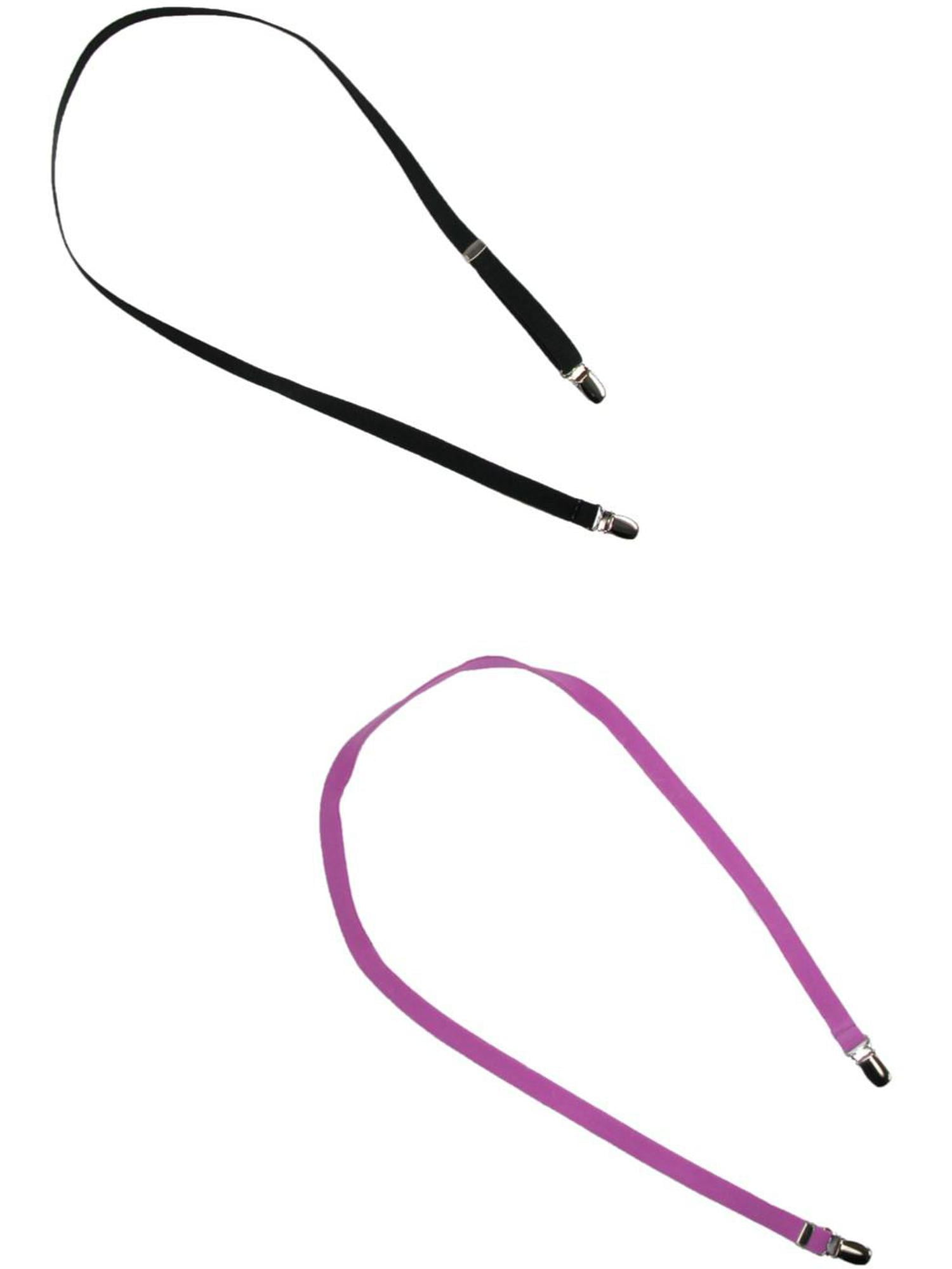 CTM Kids' Elastic 1/2 Inch One Piece Adjustable Mitten Clips (2 Pack)