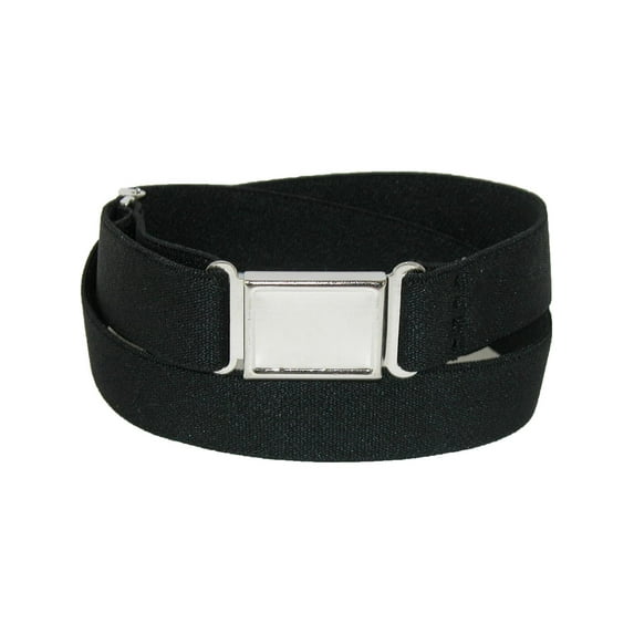 CTM Kids' Elastic Stretch Adjustable Belt with Magnetic Buckle