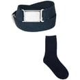 thumbnail image 1 of CTM Kids' Magnetic Buckle Elastic Belt  and Cotton Socks Uniform Set, 1 of 4