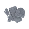 thumbnail image 1 of CTM Kids' One Size Winter Beanie Hat Mitten and Scarf Set by Wootie, 1 of 4