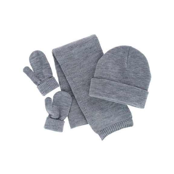 CTM Kids' One Size Winter Beanie Hat Mitten and Scarf Set by Wootie