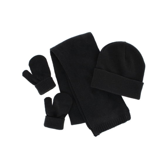 CTM Kids' One Size Winter Beanie Hat Mitten and Scarf Set by Wootie