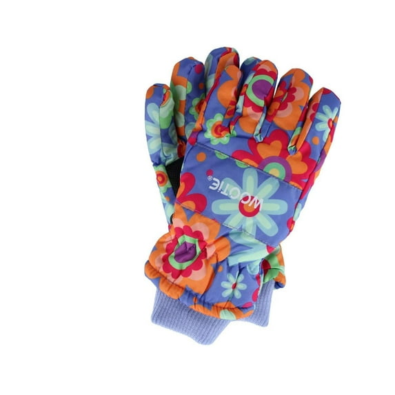 CTM Kids' Print Design Winter Ski Gloves by Wootie