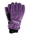 thumbnail image 1 of CTM Kids' Solid Color Winter Ski Glove with Wrist Strap by Wootie, 1 of 5