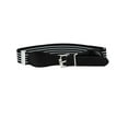thumbnail image 1 of CTM Kids' Striped Elastic Stretch Belt with Buckle, 1 of 4