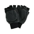 thumbnail image 1 of CTM Kids' and Teens' Fleece Convertible Fingerless Winter Mitten / Gloves, 1 of 3