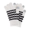 thumbnail image 1 of CTM  Knit Color Block Touchscreen Compatible Winter Gloves (Women), 1 of 4
