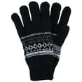 thumbnail image 1 of CTM  Knit Winter Pattern Glove (Men), 1 of 1