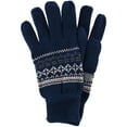thumbnail image 1 of CTM  Knit Winter Pattern Glove (Men), 1 of 1