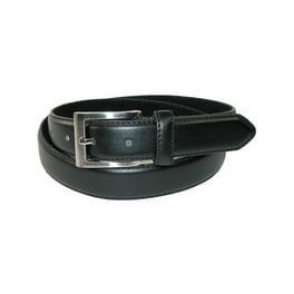 George Men's 32mm Feather Edge Double Stitch Dress Belt George Men's 32mm Feather Edge Double Stitch Dress Belt