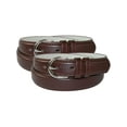 thumbnail image 1 of CTM  Leather 1 1/8 Inch Dress Belt (Pack of 2) (Women), 1 of 2