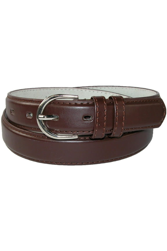 Leather 1 1/8 Inch Dress Belt (Women)