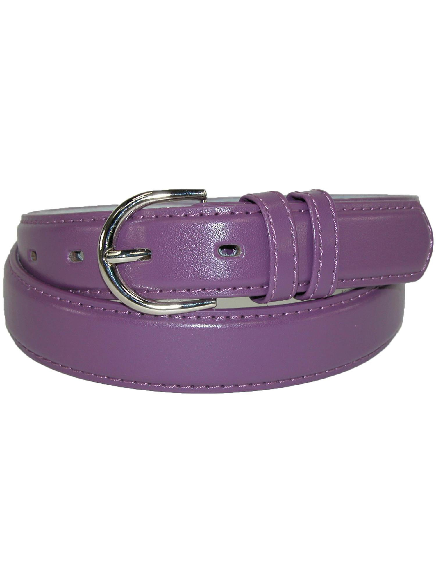 CTM Leather 1 1/8 Inch Dress Belt (Women)