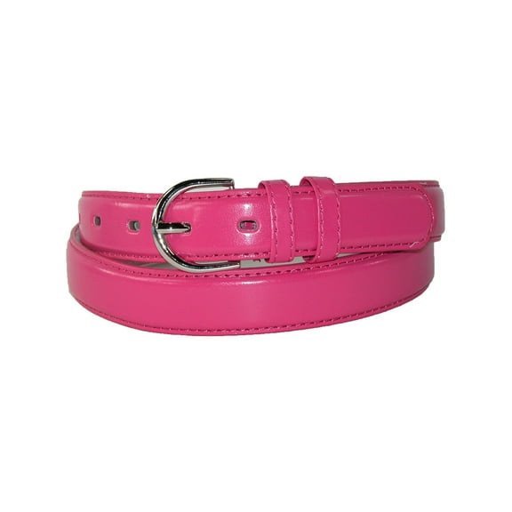 CTM  Leather 1 1/8 Inch Dress Belt (Women)