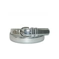 thumbnail image 1 of CTM  Leather 1 1/8 Inch Metallic Dress Belt (Women), 1 of 2