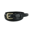 thumbnail image 1 of CTM  Leather Adjustable Belt with Statement Buckle (Women), 1 of 4