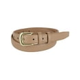 thumbnail image 1 of CTM  Leather Adjustable Belt with Statement Buckle (Women), 1 of 4