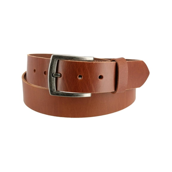 CTM Leather Bridle Belt with Removable Buckle (Men)