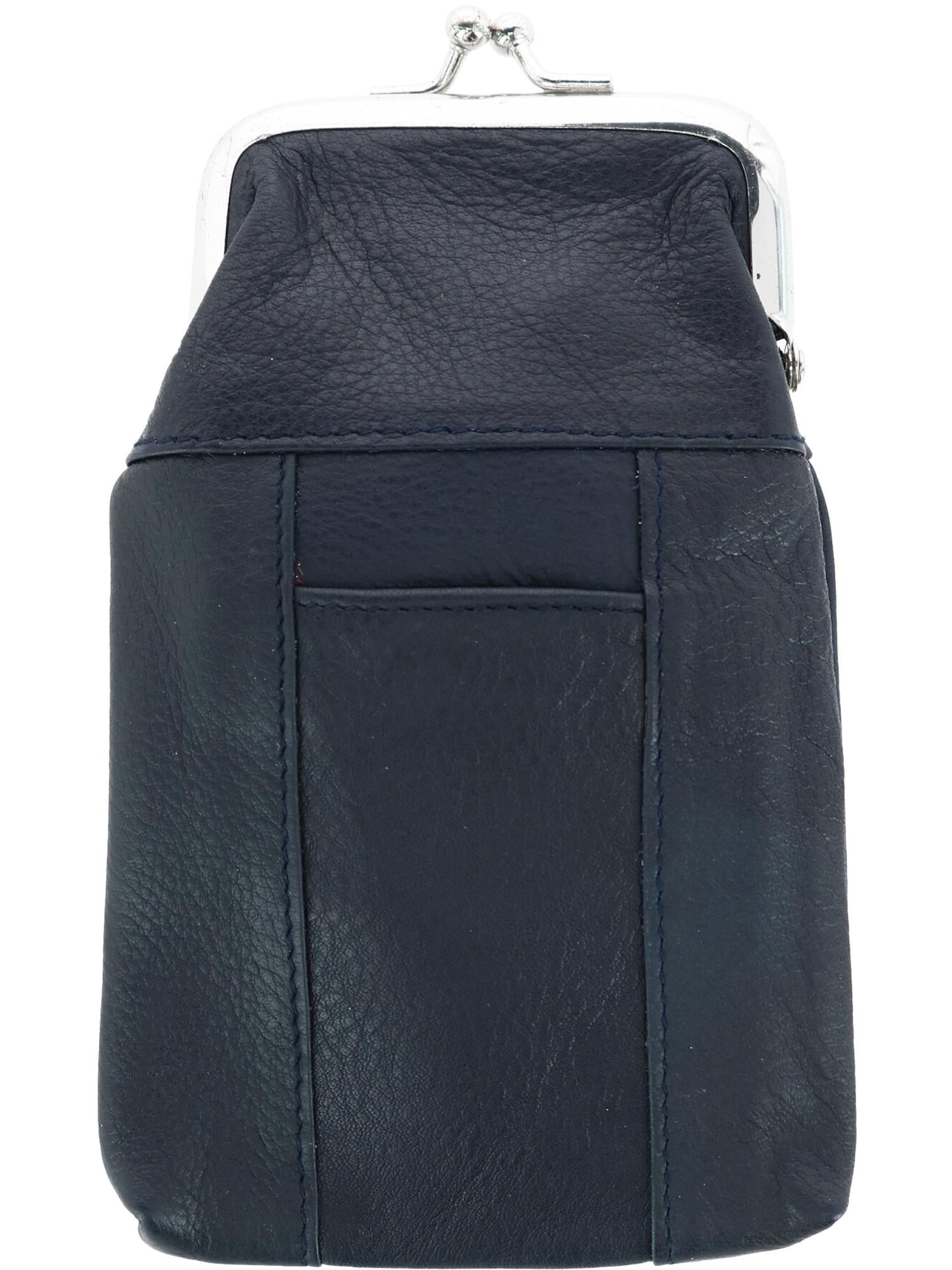 CTM Leather Cigarette Case with Lighter Pocket (Women)