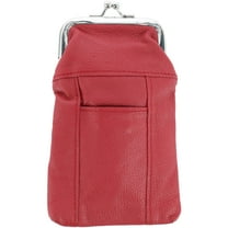 CTM  Leather Cigarette Case with Lighter Pocket (Women)