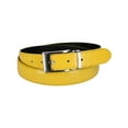 thumbnail image 1 of CTM Leather Croc Print Belt, 1 of 3