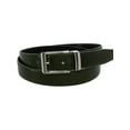 thumbnail image 1 of CTM  Leather Croc Print Dress Belt with Clamp On Buckle (Men Big & Tall), 1 of 3