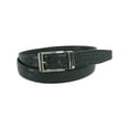 thumbnail image 1 of CTM  Leather Croc Print Dress Belt with Clamp On Buckle (Men Big & Tall), 1 of 3