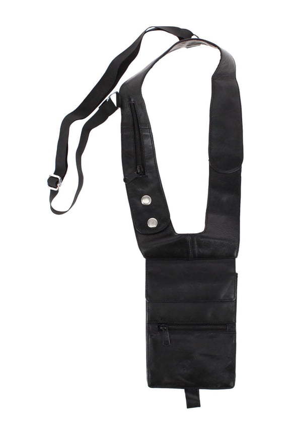 Leather Deluxe Travel Shoulder Wallet
