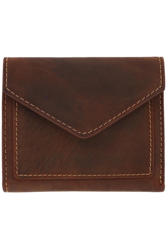 Leather Envelope Style Trifold Wallet (Men)