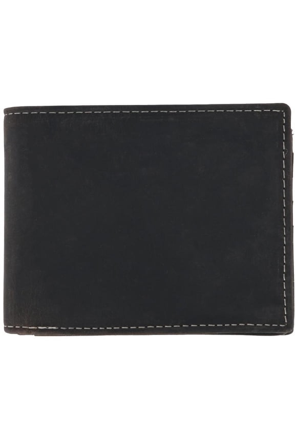 Leather Expandable Bill Slot Bifold Wallet (Men)