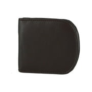 CTM  Leather Front Pocket C-Fold Taxi Wallet (Men)