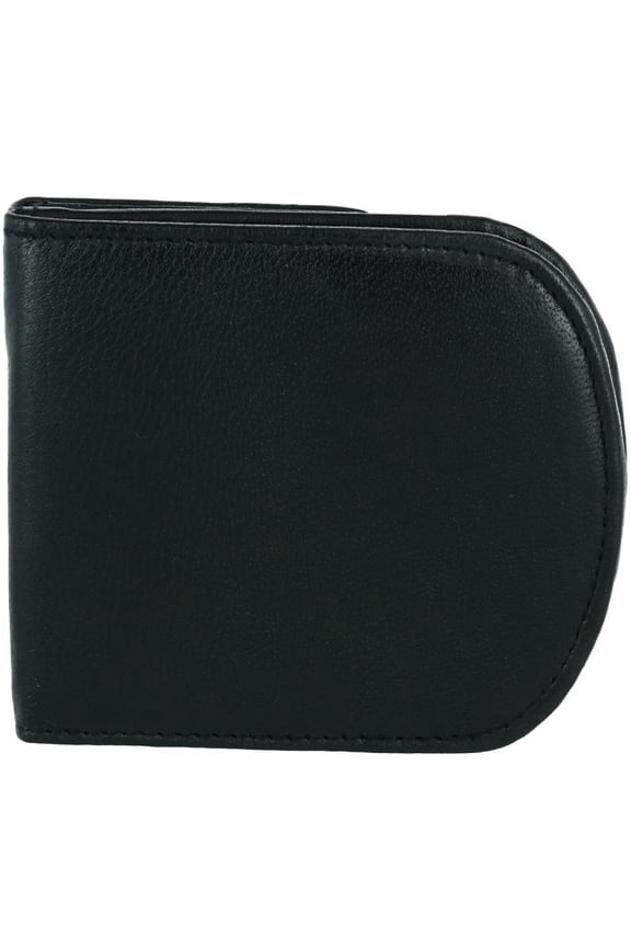Leather Front Pocket C-Fold Taxi Wallet (Men)