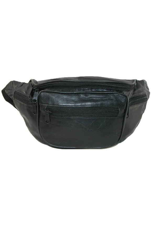 Leather Multi Pocket Fanny Waist Pack