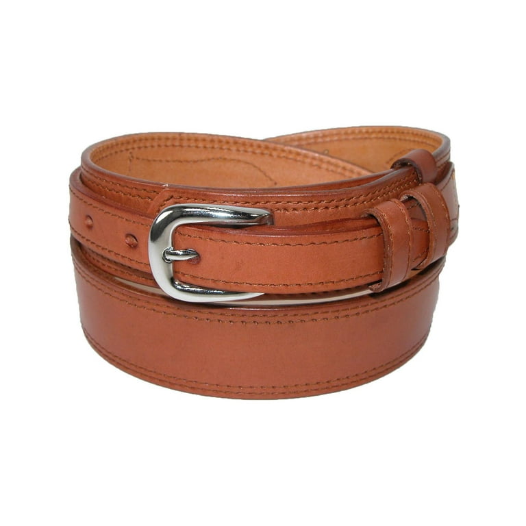 Leather belt cheap removable buckle