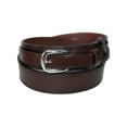 thumbnail image 1 of CTM  Leather Removable Buckle Ranger Belt (Men), 1 of 3