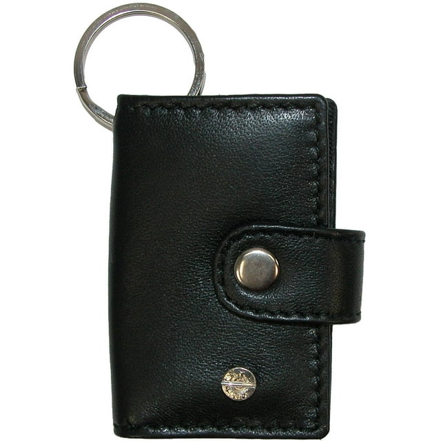 CTM Leather Scan Card Key Chain Wallet