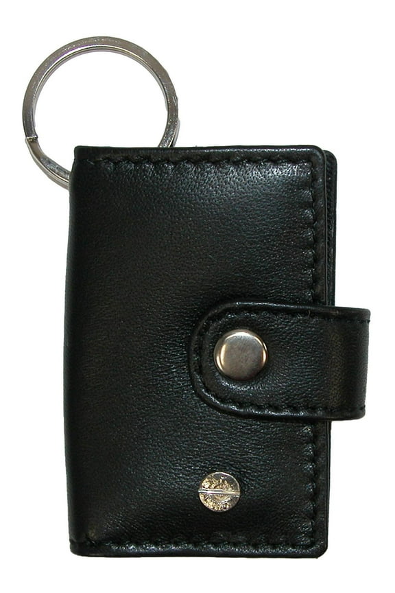 Leather Scan Card Key Chain Wallet