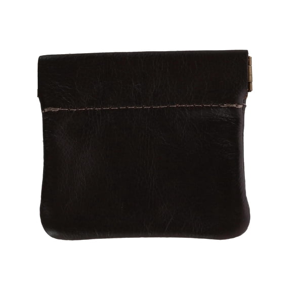 CTM Leather Squeeze Coin Change Pouch