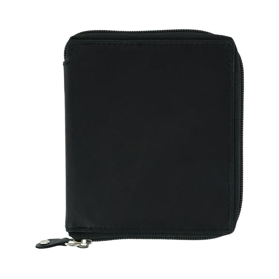 CTM  Leather Zip-Around European Wallet (Men)