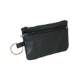 thumbnail image 1 of CTM Leather Zipper Card Case and Coin Change Holder Wallet, 1 of 2